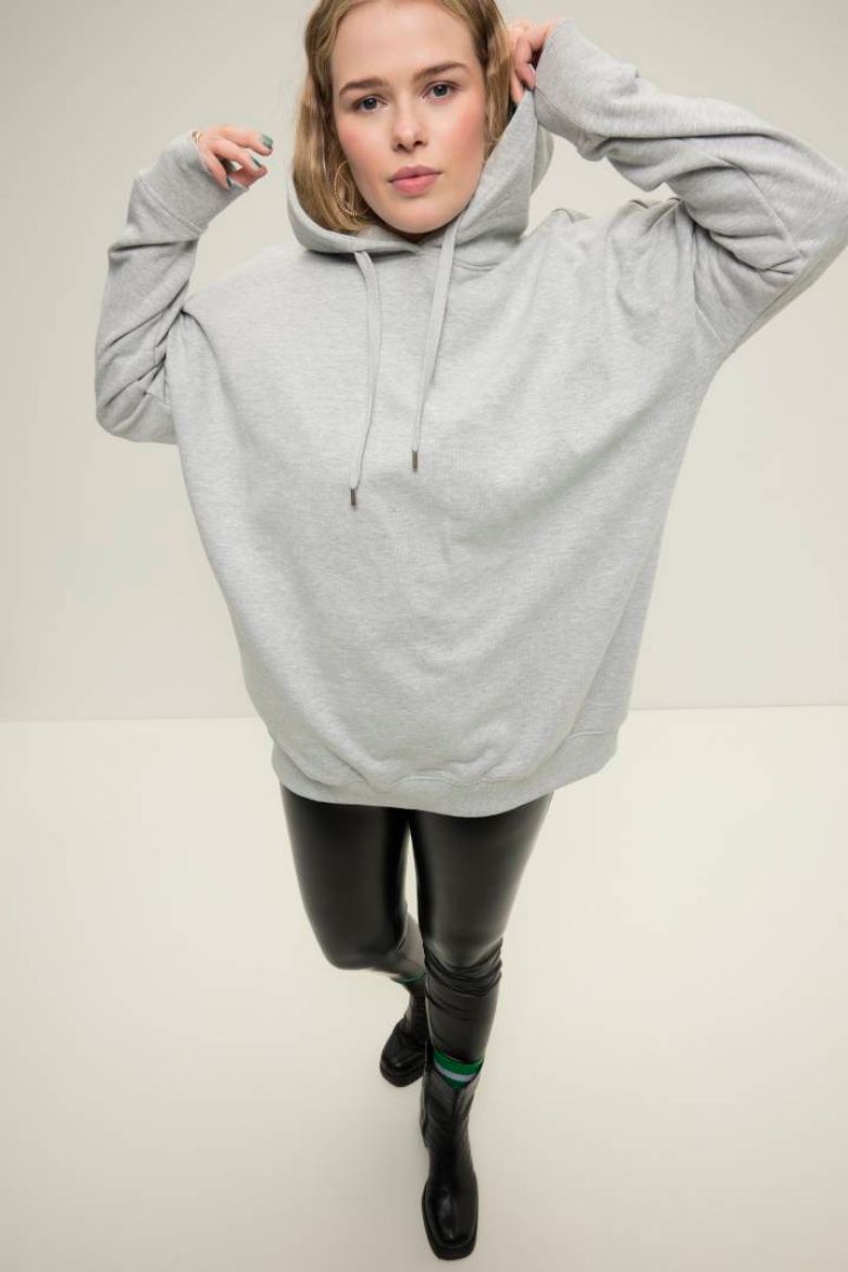 Moda za polnejše Majica s kapuljačom i printom slova plus velikost, xxl, Ulla Popken in Johann Popken (JP1880)