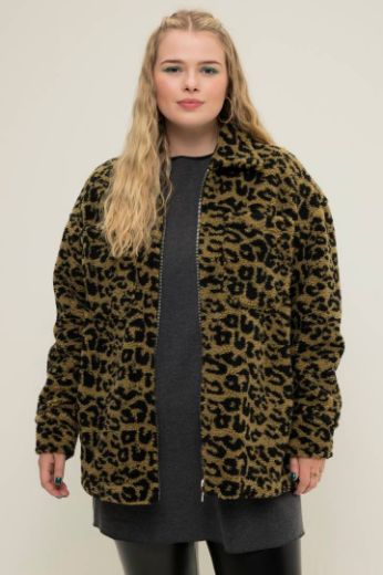 Moda za polnejše Jakna Tedy kraćeg kroja s leopard printom plus velikost, xxl, Ulla Popken in Johann Popken (JP1880)