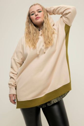 Moda za polnejše Majica s kapuljačom i petentnim zatvaračem plus velikost, xxl, Ulla Popken in Johann Popken (JP1880)