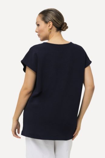 Moda za polnejše Majica V ovratnika spuštenih rukava plus velikost, xxl, Ulla Popken in Johann Popken (JP1880)