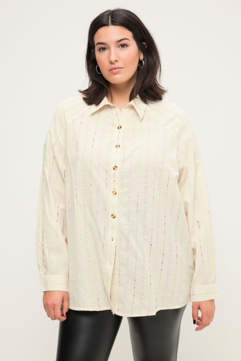 Moda za polnejše Bluza s printom plus velikost, xxl, Ulla Popken in Johann Popken (JP1880)