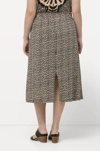Moda za polnejše Suknja s printom plus velikost, xxl, Ulla Popken in Johann Popken (JP1880)