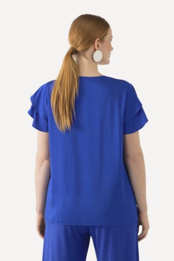 Moda za polnejše Bluza s dvoslojnim rukavima plus velikost, xxl, Ulla Popken in Johann Popken (JP1880)