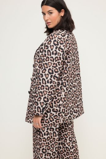 Moda za polnejše Sako lagani s leopard printom plus velikost, xxl, Ulla Popken in Johann Popken (JP1880)