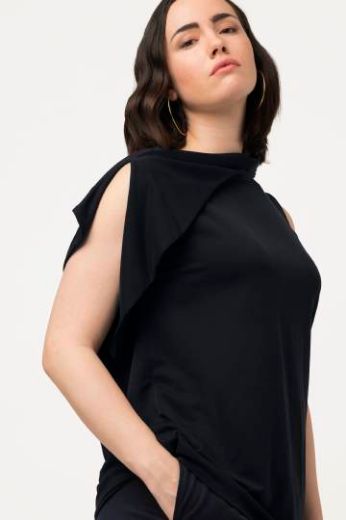 Moda za polnejše Bluza asimetrična bez rukava plus velikost, xxl, Ulla Popken in Johann Popken (JP1880)
