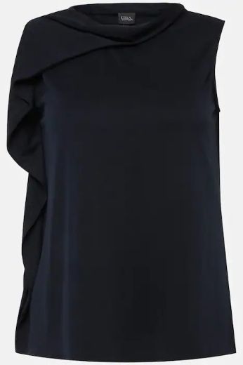 Moda za polnejše Bluza asimetrična bez rukava plus velikost, xxl, Ulla Popken in Johann Popken (JP1880)