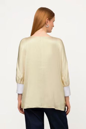 Moda za polnejše Bluza V ovratnik sa stisnutim rukavima plus velikost, xxl, Ulla Popken in Johann Popken (JP1880)