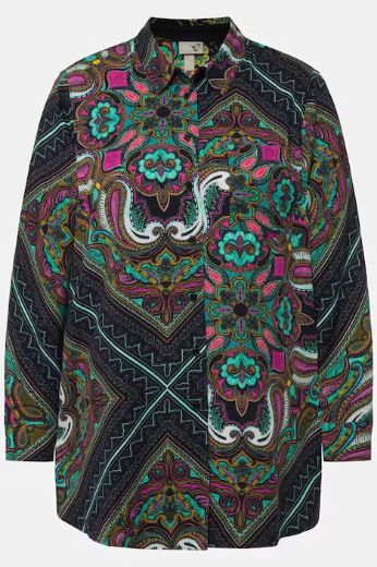 Moda za polnejše Bluza dugih rukava s motivom plus velikost, xxl, Ulla Popken in Johann Popken (JP1880)