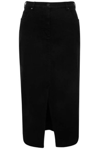 Moda za polnejše Suknja midi s prorezom plus velikost, xxl, Ulla Popken in Johann Popken (JP1880)