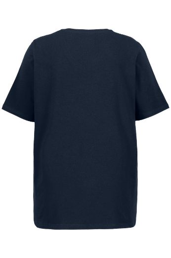Moda za polnejše Majica V izreza A kroja kratkih rukava plus velikost, xxl, Ulla Popken in Johann Popken (JP1880)