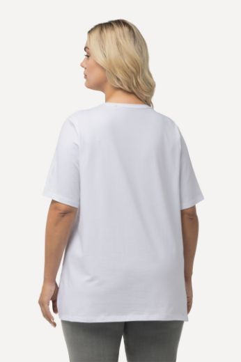 Moda za polnejše Majica V izreza A kroja kratkih rukava plus velikost, xxl, Ulla Popken in Johann Popken (JP1880)