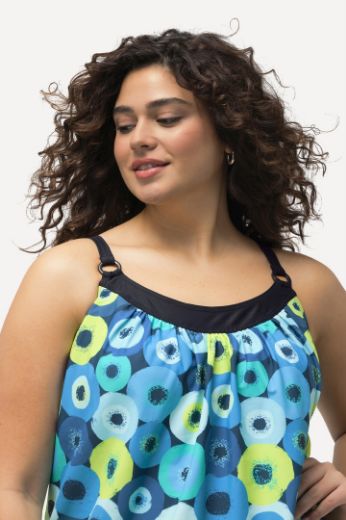 Moda za polnejše Kupaći kostim Tankini motiv krugova plus velikost, xxl, Ulla Popken in Johann Popken (JP1880)
