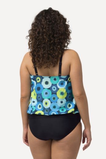 Moda za polnejše Kupaći kostim Tankini motiv krugova plus velikost, xxl, Ulla Popken in Johann Popken (JP1880)