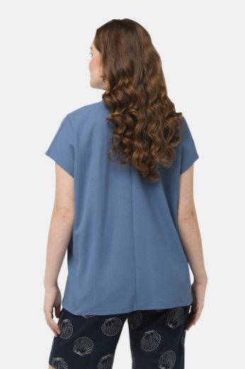 Moda za polnejše Majica Polo kratkih rukava s printom plus velikost, xxl, Ulla Popken in Johann Popken (JP1880)