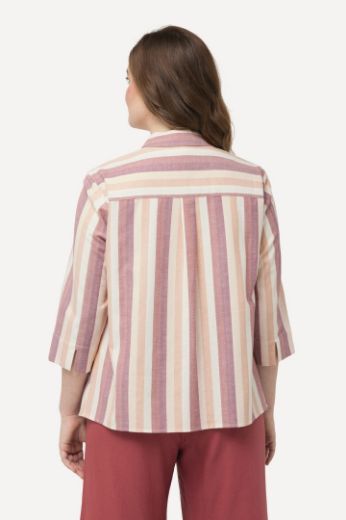 Moda za polnejše Bluza na vezanje 3/4 rukavi plus velikost, xxl, Ulla Popken in Johann Popken (JP1880)