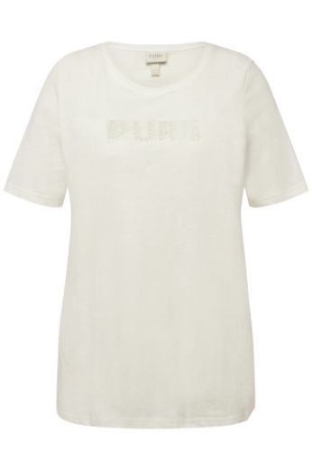 Moda za polnejše Majica A kroja s izvezenim natpisom plus velikost, xxl, Ulla Popken in Johann Popken (JP1880)