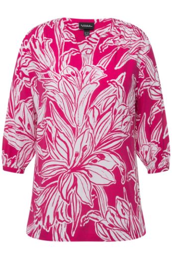 Moda za polnejše Bluza 3/4 rukavi s cvjetnim printom plus velikost, xxl, Ulla Popken in Johann Popken (JP1880)