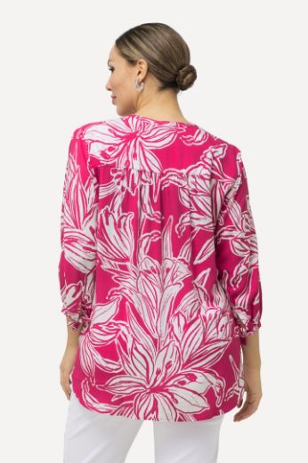 Moda za polnejše Bluza 3/4 rukavi s cvjetnim printom plus velikost, xxl, Ulla Popken in Johann Popken (JP1880)