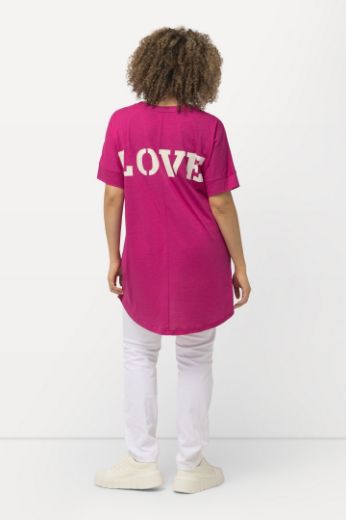 Moda za polnejše Majica dužeg modela kratkih rukava s printom srca plus velikost, xxl, Ulla Popken in Johann Popken (JP1880)
