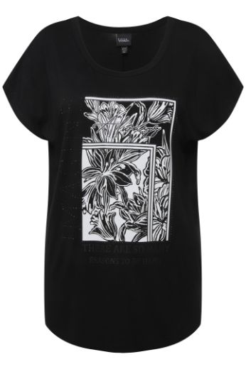 Moda za polnejše Majica s cvjetnim printom plus velikost, xxl, Ulla Popken in Johann Popken (JP1880)