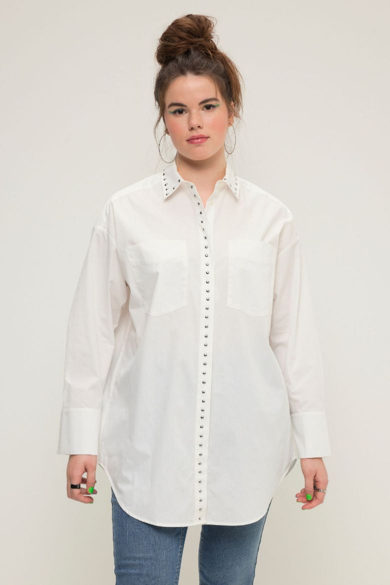 Moda za polnejše Bluza dugih rukava s ukrasnim dodacima plus velikost, xxl, Ulla Popken in Johann Popken (JP1880)