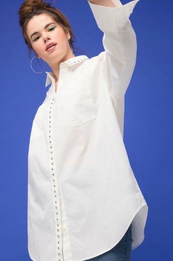 Moda za polnejše Bluza dugih rukava s ukrasnim dodacima plus velikost, xxl, Ulla Popken in Johann Popken (JP1880)