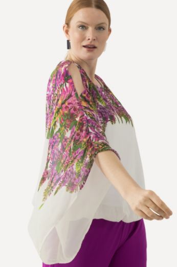 Moda za polnejše Bluza cvjetnog printa plus velikost, xxl, Ulla Popken in Johann Popken (JP1880)