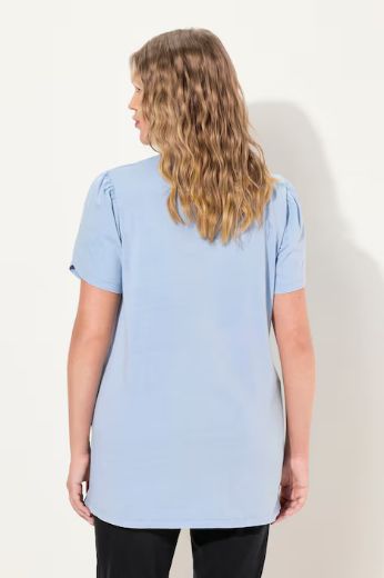 Moda za polnejše Majica A kroja s nabranim rukavima plus velikost, xxl, Ulla Popken in Johann Popken (JP1880)