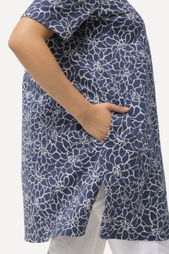 Moda za polnejše Tunika kratkih rukava cvjetnog printa plus velikost, xxl, Ulla Popken in Johann Popken (JP1880)