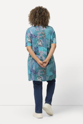 Moda za polnejše Tunika kratkih rukava cvjetnog printa plus velikost, xxl, Ulla Popken in Johann Popken (JP1880)