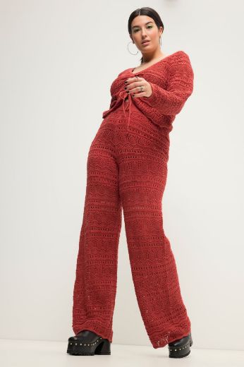 Moda za polnejše Hlače pletene plus velikost, xxl, Ulla Popken in Johann Popken (JP1880)