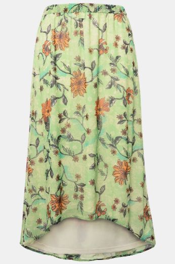 Moda za polnejše Suknja midi cvjetnog printa plus velikost, xxl, Ulla Popken in Johann Popken (JP1880)