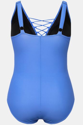 Moda za polnejše Kupaći kostim jednodijelni V izrez plus velikost, xxl, Ulla Popken in Johann Popken (JP1880)