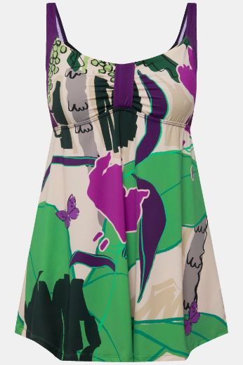 Moda za polnejše Kupaći kostim haljina s printom plus velikost, xxl, Ulla Popken in Johann Popken (JP1880)