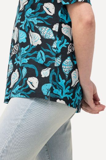 Moda za polnejše Majica kratkih rukava s uzorkom plus velikost, xxl, Ulla Popken in Johann Popken (JP1880)