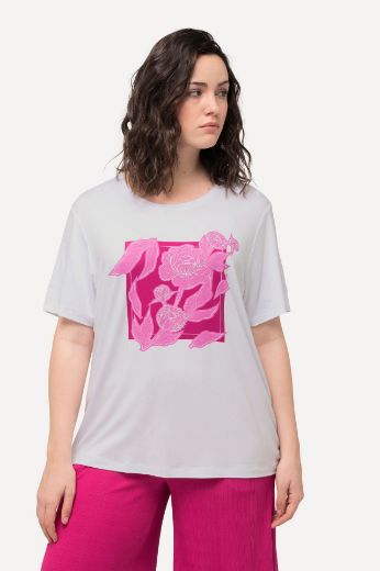 Moda za polnejše Majica kratkih rukava s cvjetnog printa plus velikost, xxl, Ulla Popken in Johann Popken (JP1880)
