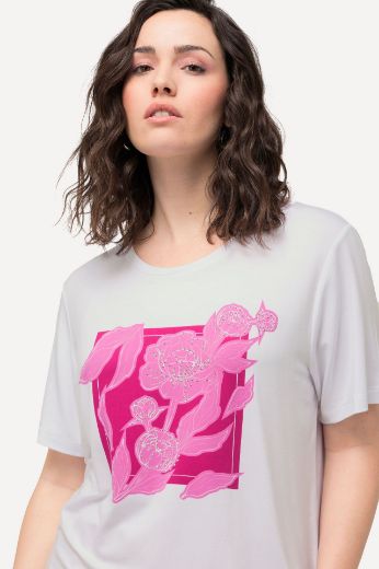Moda za polnejše Majica kratkih rukava s cvjetnog printa plus velikost, xxl, Ulla Popken in Johann Popken (JP1880)