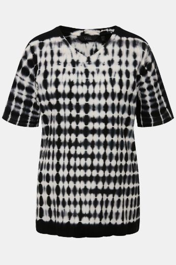 Moda za polnejše Majica s kratkim rukavima V izrez plus velikost, xxl, Ulla Popken in Johann Popken (JP1880)