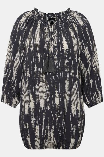 Moda za polnejše Bluza s 3/4 rukavima i elastičnim rubom plus velikost, xxl, Ulla Popken in Johann Popken (JP1880)