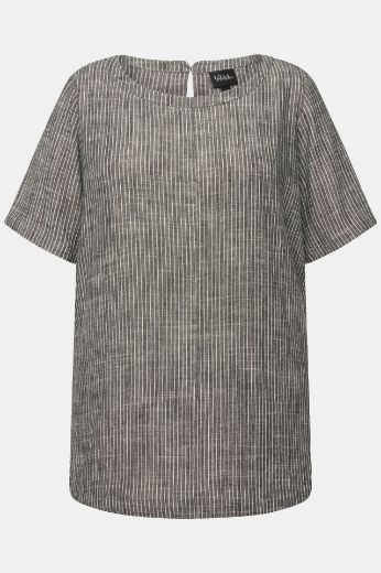 Moda za polnejše Bluza kratkih rukava, okrugli izrez plus velikost, xxl, Ulla Popken in Johann Popken (JP1880)