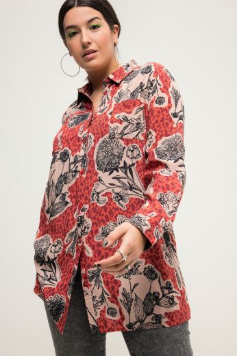 Moda za polnejše Bluza dugih rukava plus velikost, xxl, Ulla Popken in Johann Popken (JP1880)