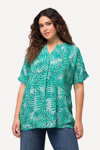 Moda za polnejše Bluza kratkih rukava A kroja plus velikost, xxl, Ulla Popken in Johann Popken (JP1880)