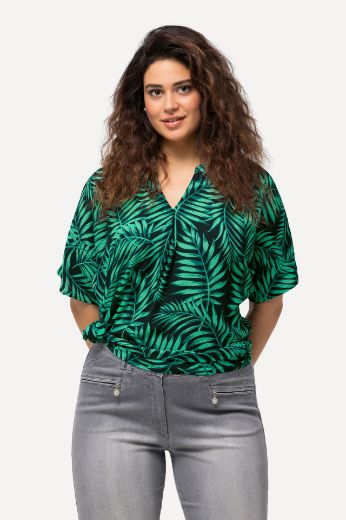 Moda za polnejše Bluza kratkih rukava A kroja plus velikost, xxl, Ulla Popken in Johann Popken (JP1880)