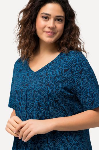 Moda za polnejše Majica kratkih rukava A kroja V izreza plus velikost, xxl, Ulla Popken in Johann Popken (JP1880)
