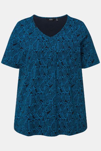 Moda za polnejše Majica kratkih rukava A kroja V izreza plus velikost, xxl, Ulla Popken in Johann Popken (JP1880)
