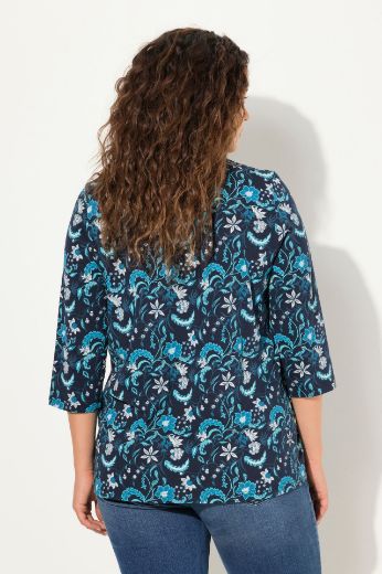 Moda za polnejše Tunika 3/4 rukavi A kroja plus velikost, xxl, Ulla Popken in Johann Popken (JP1880)