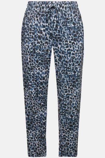 Moda za polnejše Hlače s leopard printom plus velikost, xxl, Ulla Popken in Johann Popken (JP1880)