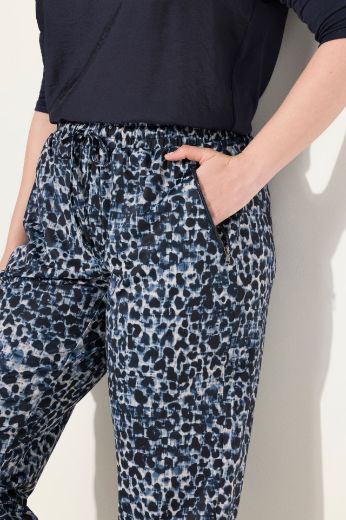 Moda za polnejše Hlače s leopard printom plus velikost, xxl, Ulla Popken in Johann Popken (JP1880)