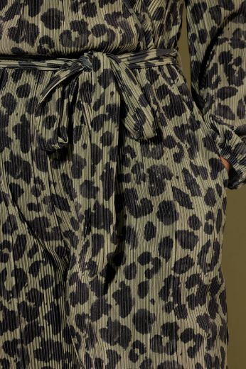 Moda za polnejše Kombinezon s leopard printom plus velikost, xxl, Ulla Popken in Johann Popken (JP1880)