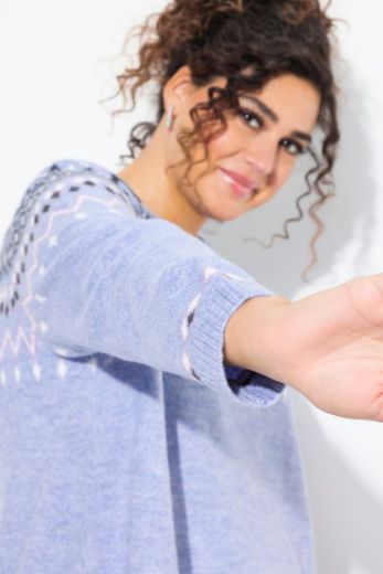 Moda za polnejše Pulover dugih rukava plus velikost, xxl, Ulla Popken in Johann Popken (JP1880)